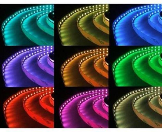 Многоцветная светодиодная лента RGB SMD 5050 30LED IP33 12V/7,2W
