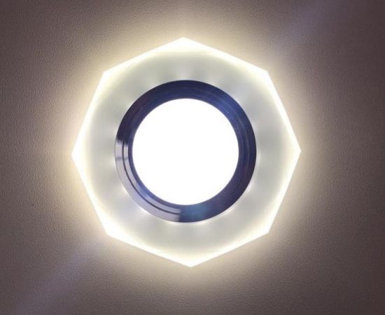 Светильник матовый D0801+LED со светодиодной подсветкой