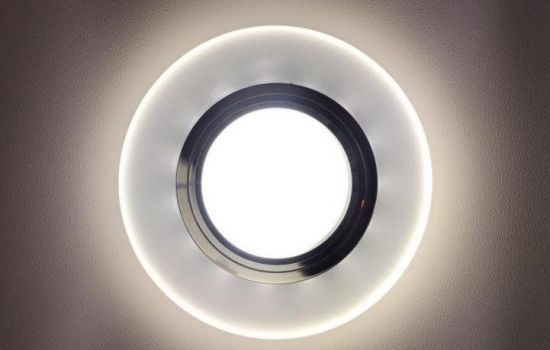 Светильник матовый D0301+LED со светодиодной подсветкой